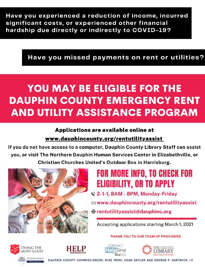 Dauphin County's Emergency Rent and Utility Assistance Program