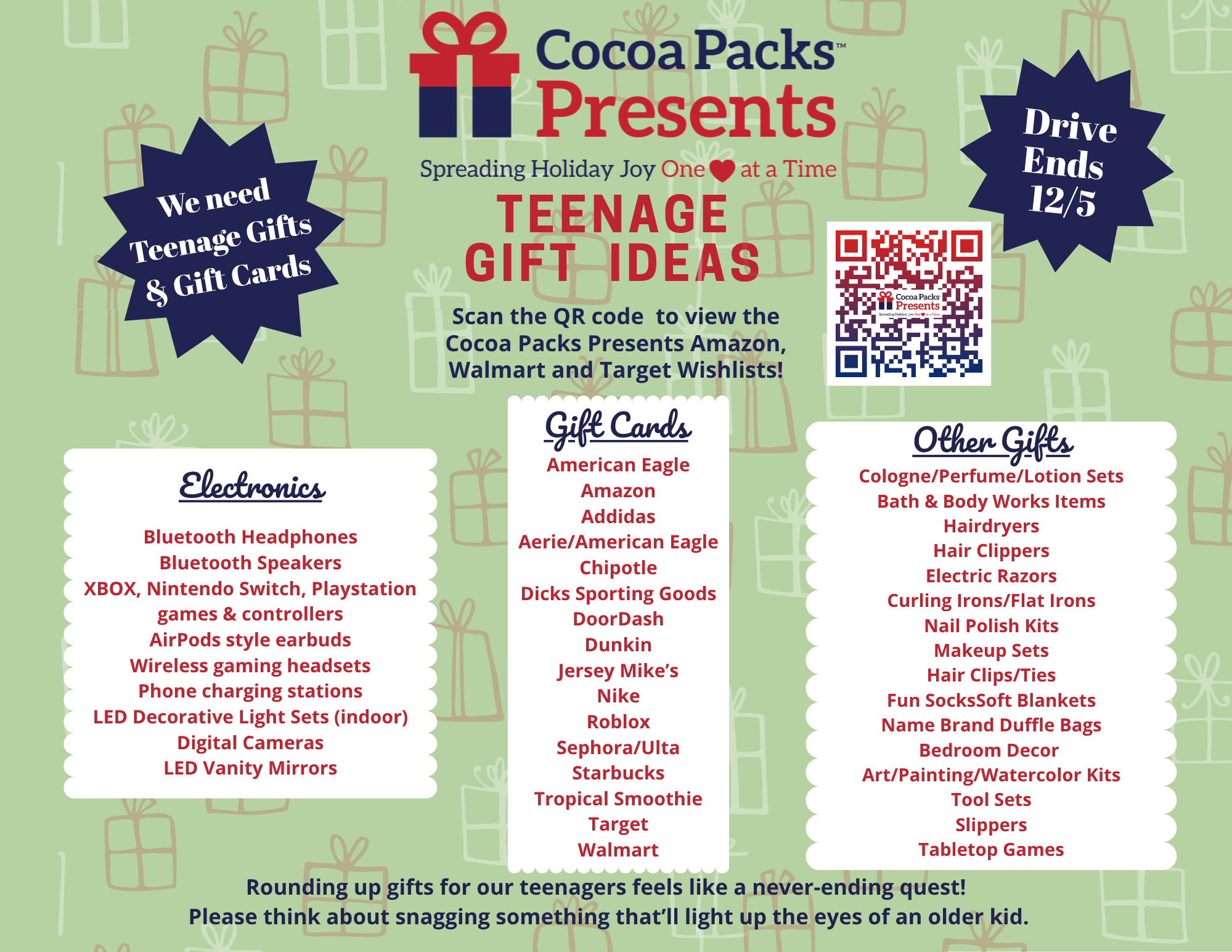 Cocoa Packs Presents Teen Gift Ideas 2026